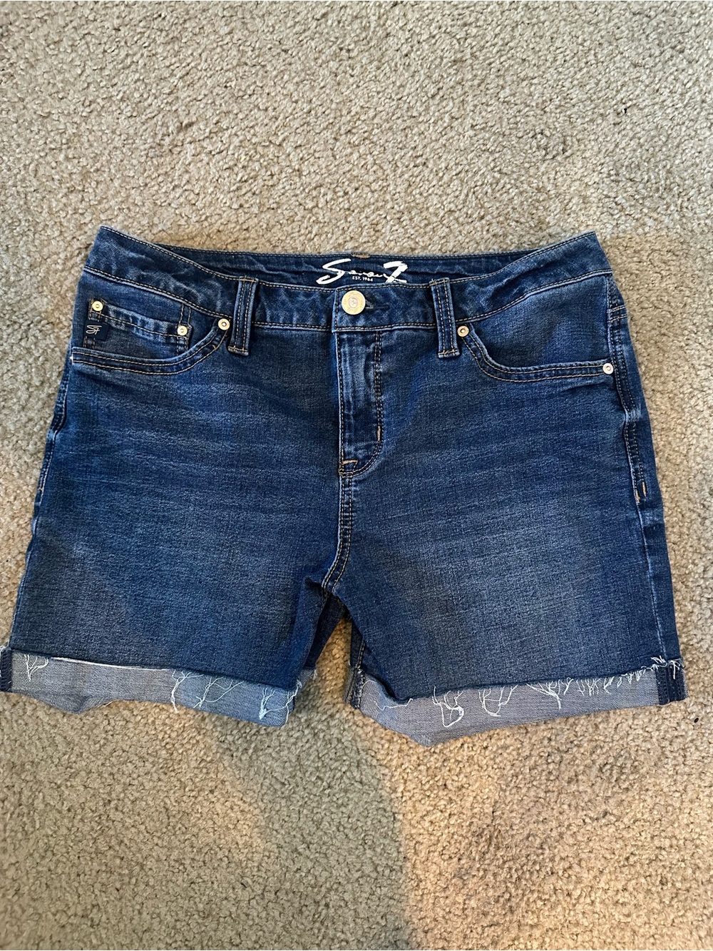 Dark Blue Jean shorts